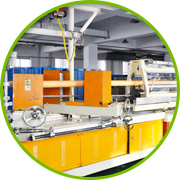 軍興溢美玩具包裝紙罐定制工藝流程-卷管、濕切