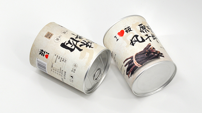 牛肉干紙罐包裝 牛肉干紙罐包裝