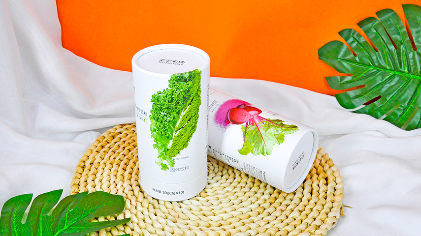 固體飲粉紙罐包裝